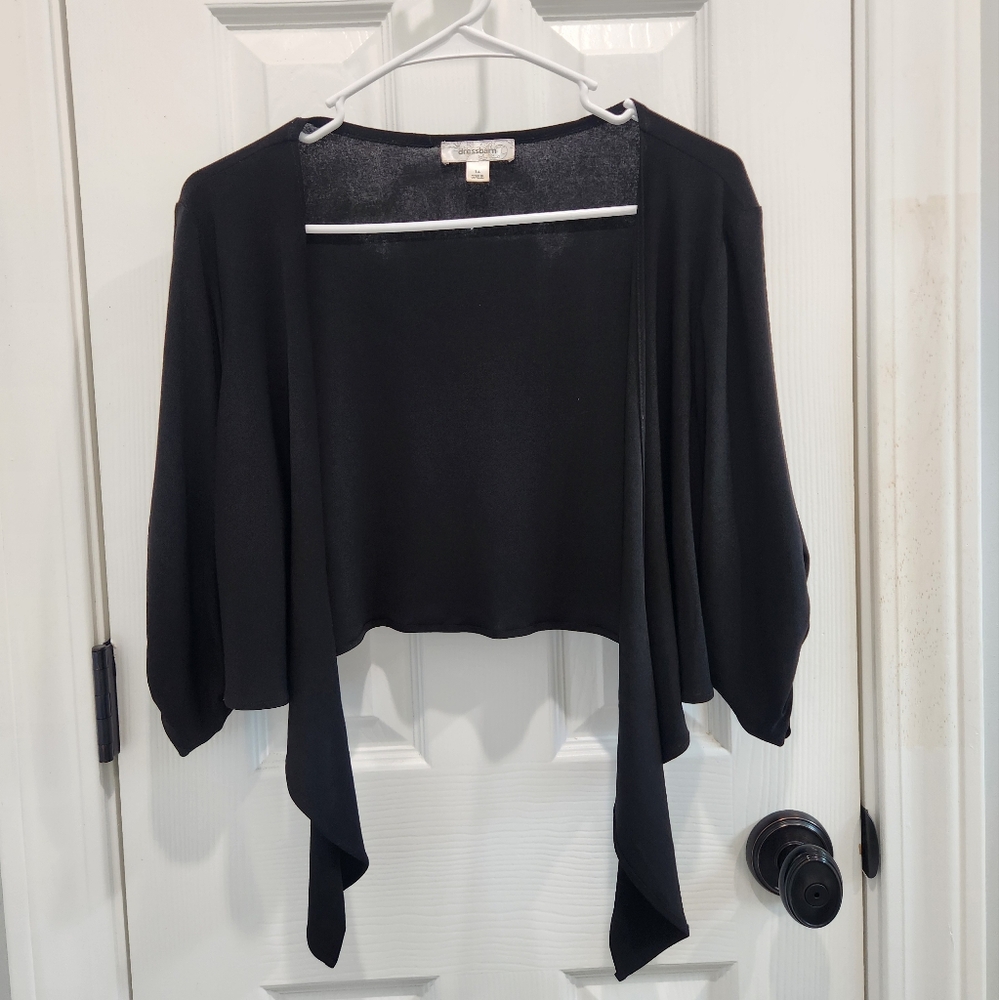 Black Dressbarn Shrug Size 14
